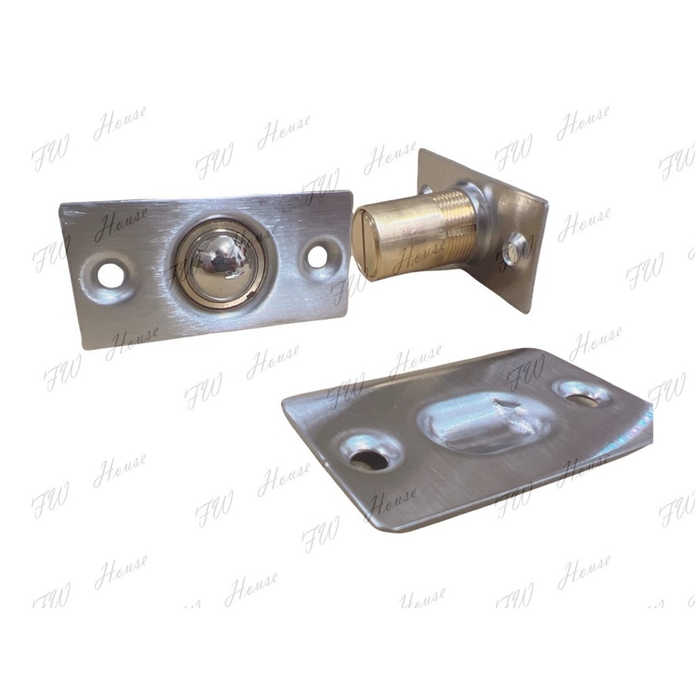 可調整龍吐珠 銅門碰珠 碰珠鎖 門頂珠 隱形門 龍凸珠 龍吐珠 門栓 浴廁鎖 平閂 白鐵 門閂平栓暗閂-圖片-3