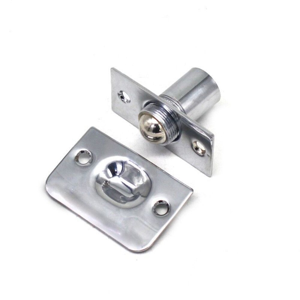 S1-00245-可調整龍吐珠 銅門碰珠 碰珠鎖 門頂珠 隱形門 龍凸珠 龍吐珠 門栓 浴廁鎖 平閂 白鐵 門閂平栓暗閂