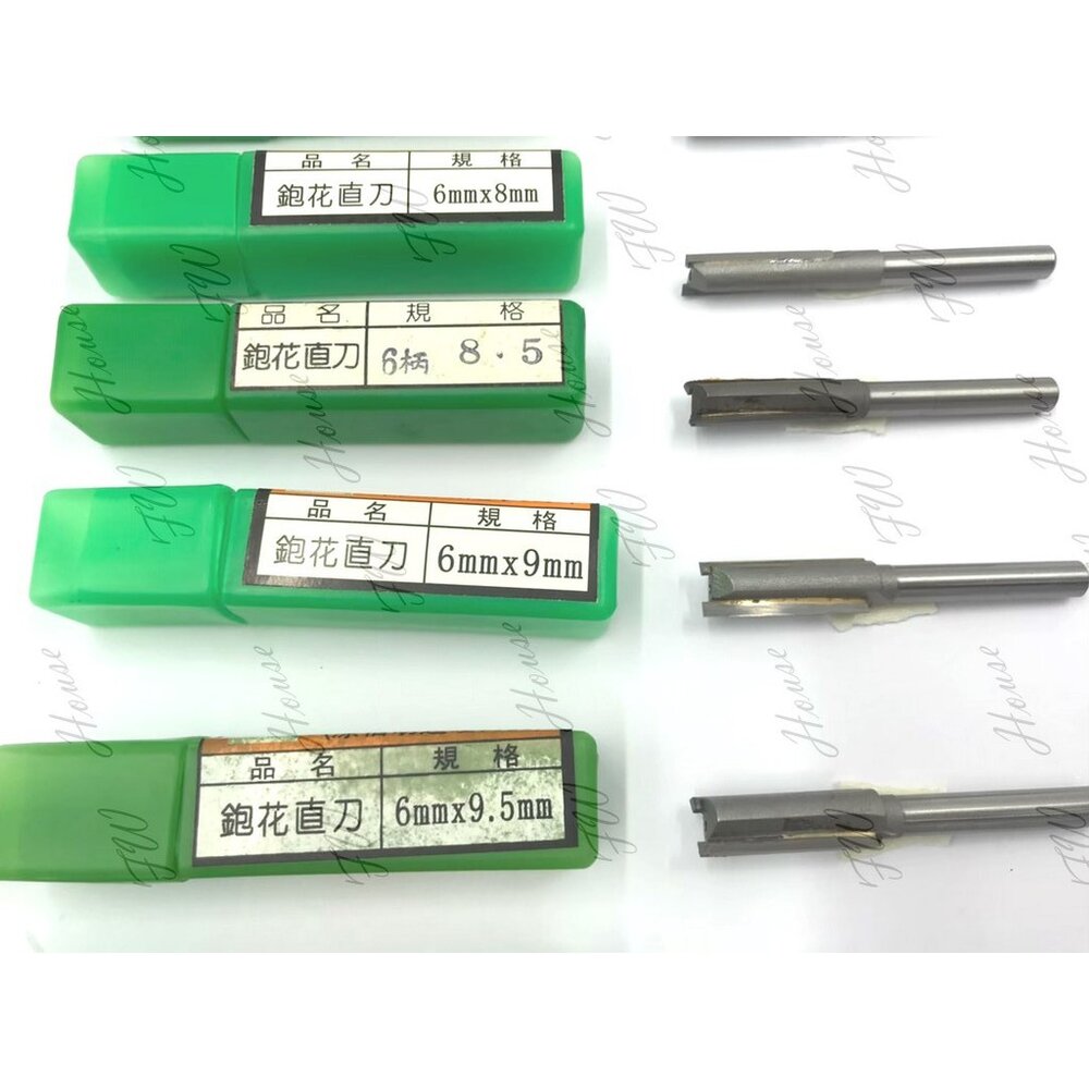 信明 台灣製 鉋花 直刀 6柄 5mm~13mm 木工 鉋花直刀 修邊刀 修邊機-圖片-2