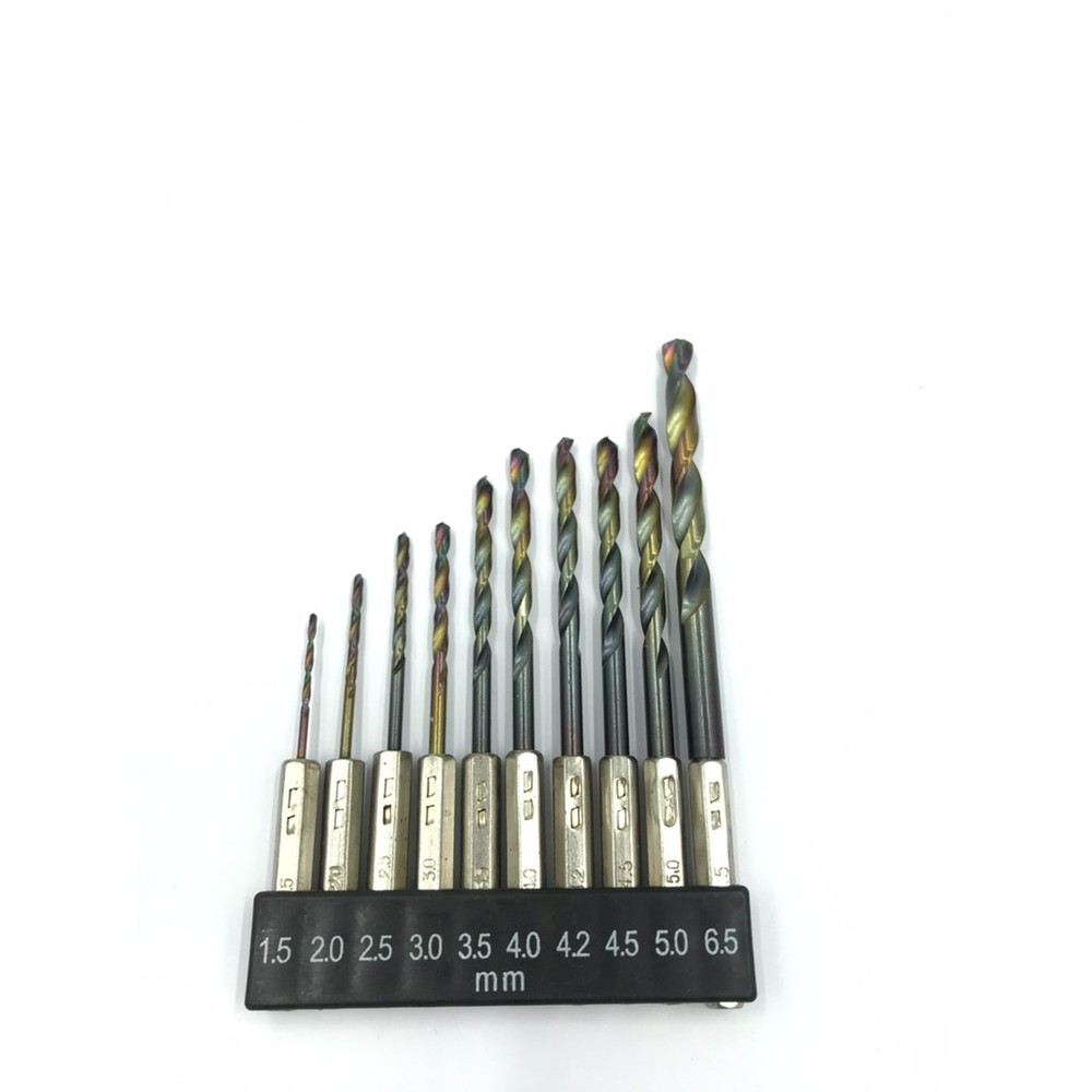 七彩木工鑽尾 單支組 鑽頭 六角頭 六角柄 電鑽 鑽尾 小林式 3用鑽尾-圖片-2