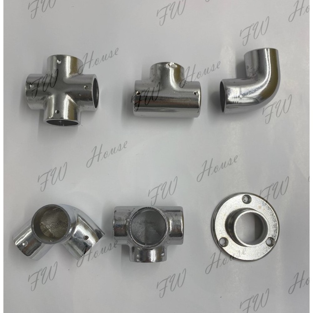 S1-00318-8分 電白目玉 8分管頭 白鐵管 三通 四通 K通 灣三通 1