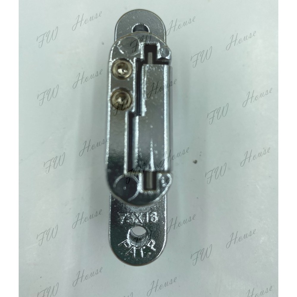 45-70-75mm 十字暗鉸鍊丁雙/隱藏鉸鏈/後鈕/隱藏丁雙/暗丁雙/摺門丁雙/摺門鉸鏈-鋅合金 台灣製造-圖片-3