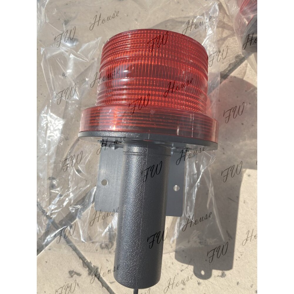 S1-00333-台灣製 太陽能警示燈 警示燈 握把式警示燈 手把式警示燈 工地警示燈 三角錐燈 交通安全燈 施工燈 障礙燈 自動充電