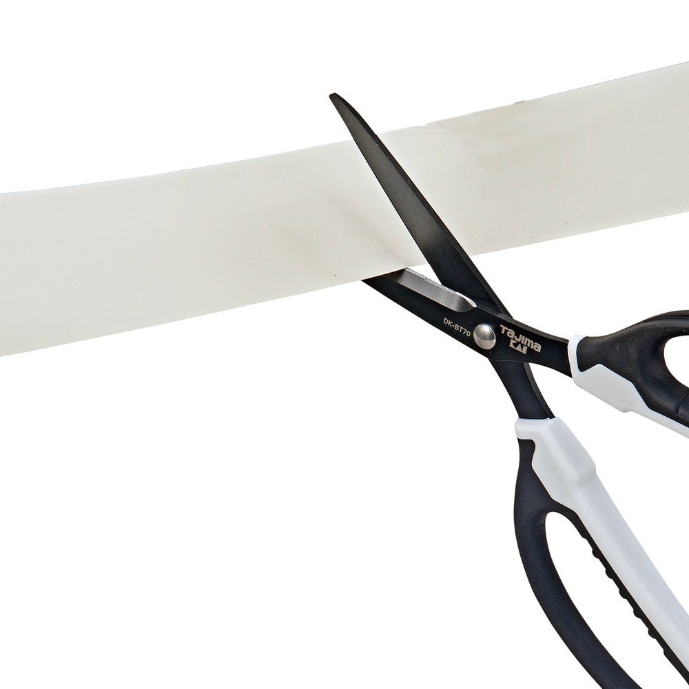 田島 TAJIMA DK-BT70 電工剪刀 膠帶用 不沾膠 附刀套 日本KAI 貝印 剪刀 事務剪-圖片-3