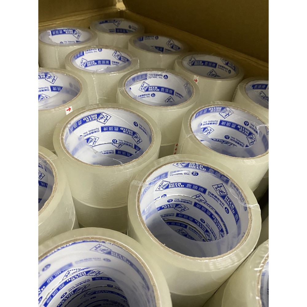 S1-00379-四維 鹿頭牌 四維膠帶 opp膠帶 透明膠帶 48mm 35米長 透明膠帶 文具膠帶 封箱膠帶 包裝膠帶 膠帶