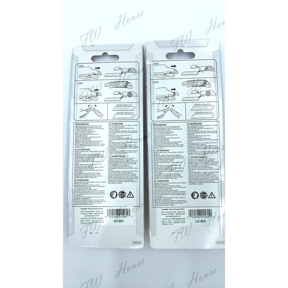 日本 TAJIMA 田島 18mm LC-520 推式 固定 美工刀 厚切專用 推式美工刀 裁接-圖片-1