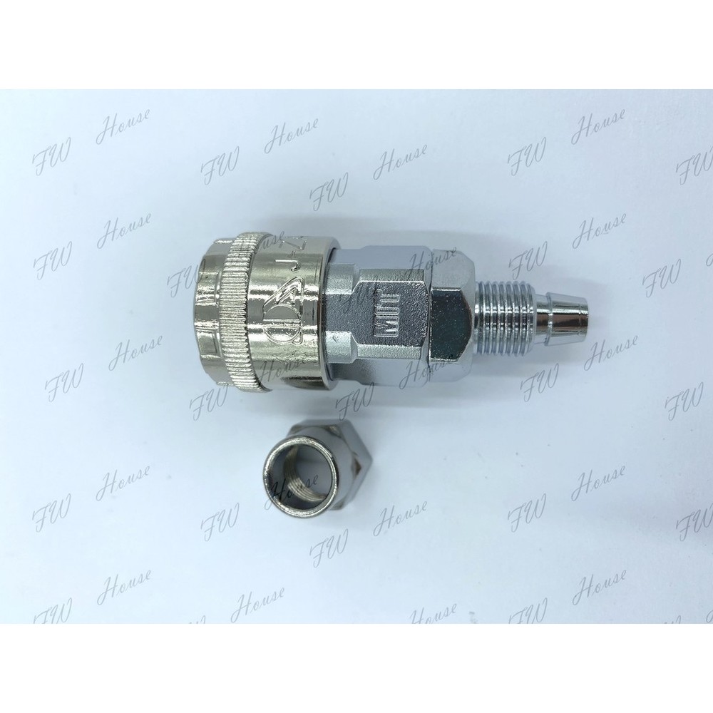 台灣製  5X8 風管 單手SP快速接頭 空壓機 風車 快插式 快速接頭 公頭 母頭 單手風管 風槍-圖片-1