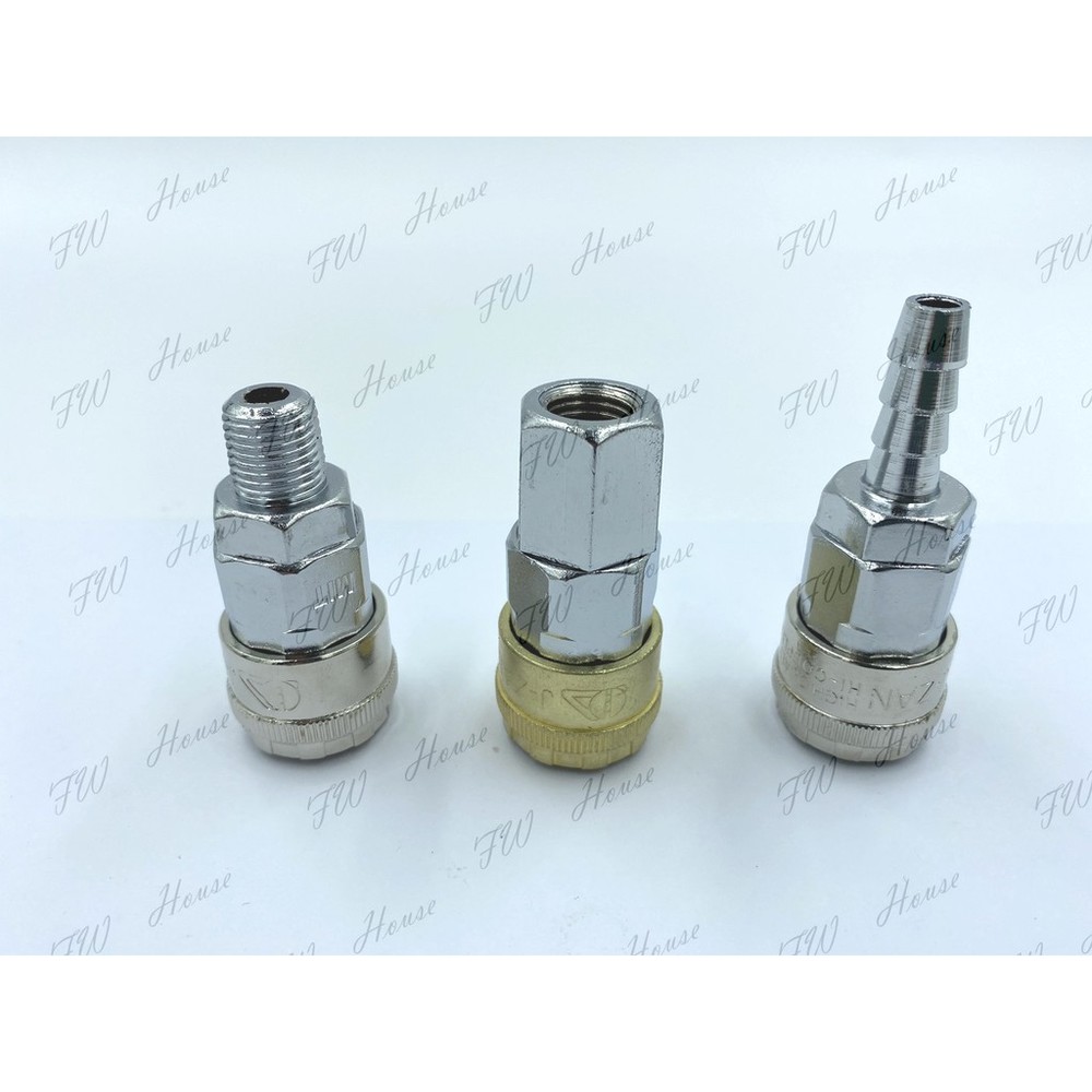 台灣製  5X8 風管 單手SP快速接頭 空壓機 風車 快插式 快速接頭 公頭 母頭 單手風管 風槍-圖片-4