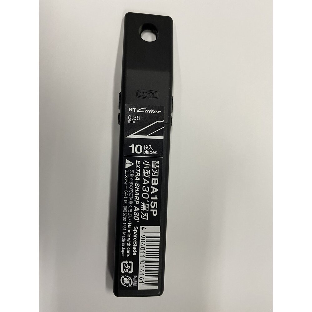 S1-00442-日本 30度 NT Cutter 金屬 G系列超銳角 黑刃刀片 BA15P BA-53P A型刀片 美工刀片 美工刀