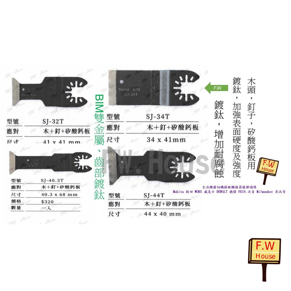 S1-00446-FW 日本星 通用型 磨切機 磨切片 切片 矽酸鈣板 木頭 金屬 切割 SJ-32T SJ-34T 鍍鈦頭