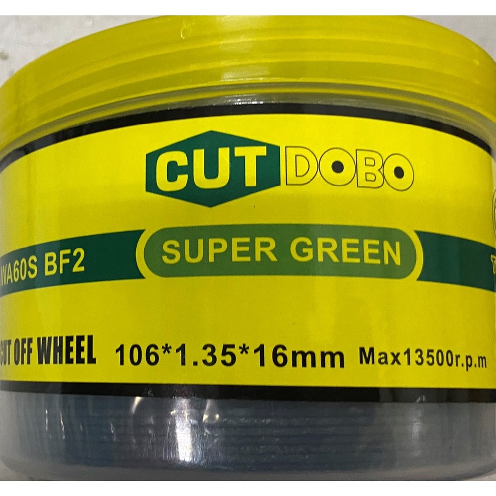 S1-00478-鱷魚牌 106*1.35*16mm CUT 綠色含鋯雙網 砂輪片 每盒50片 專業師傅指定 切片 鋸片 鐵工 鋸片 鉅片
