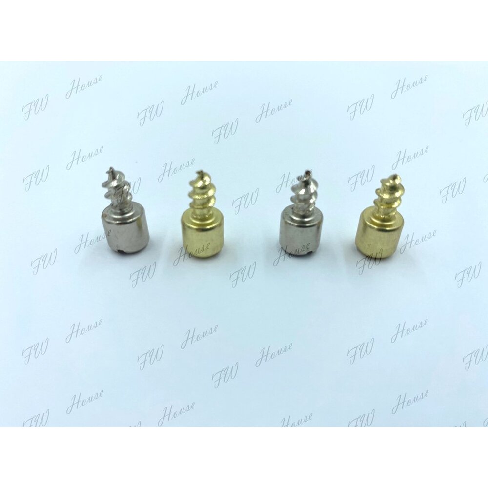 S1-00494-銅珠 自攻銅螺絲 一包100顆 公銅 銅止 支撐 層板粒 免鑽洞 直接鎖 銅珠架 銅架子 台灣製 現貨 層板架子