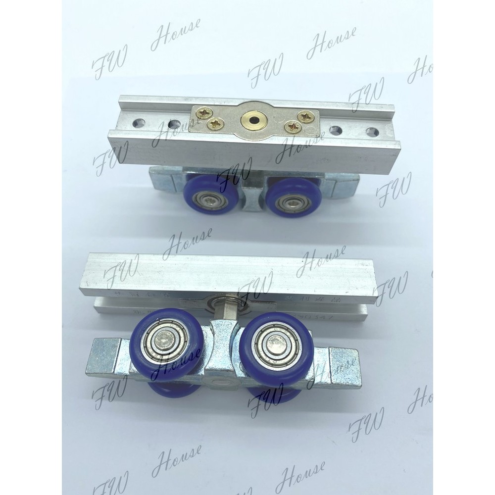 W-758 鑽孔式快拆吊輪 120KG 新型鑽孔式快拆吊輪組 拉門滑輪吊輪組 無附鑽尾 可單買零件、鑽尾-圖片-2