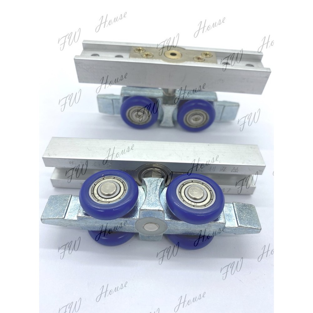 W-758 鑽孔式快拆吊輪 120KG 新型鑽孔式快拆吊輪組 拉門滑輪吊輪組 無附鑽尾 可單買零件、鑽尾-圖片-3