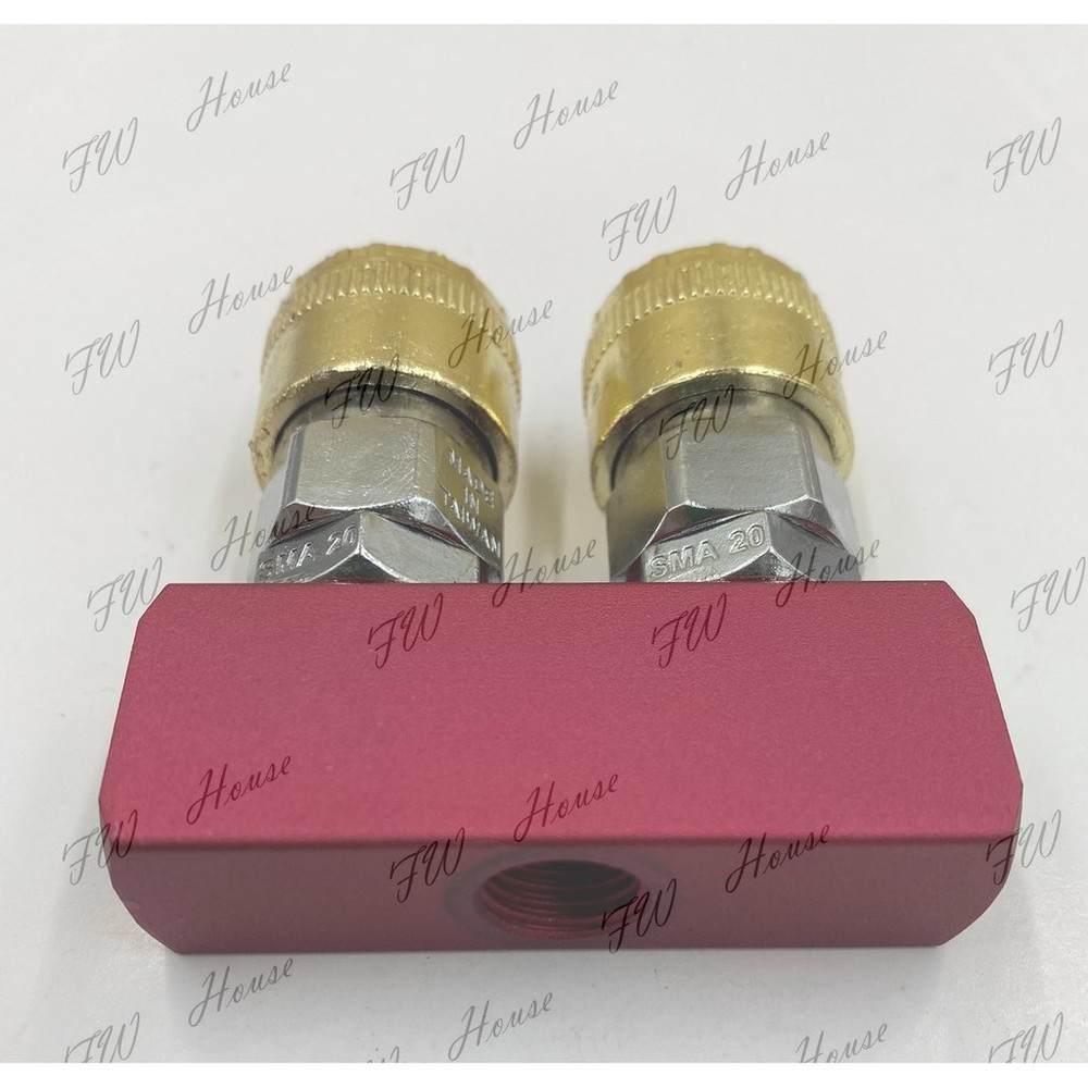 台灣製造 單手風管 鋅單頭 免拉式 單手型 直二通 直三通 直四通 直五通 接頭 快速接頭 空壓設備 空壓機台 空氣配管-圖片-2