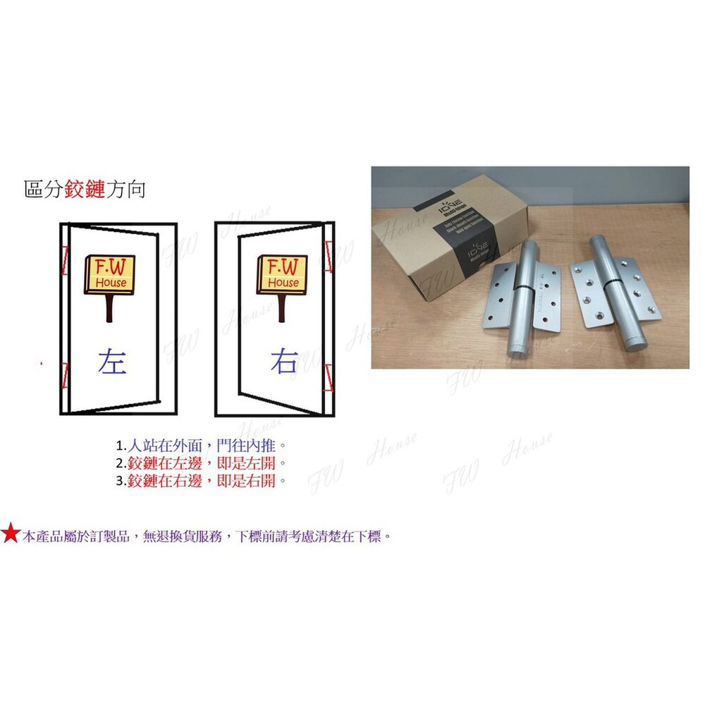 韓國 IONE 自動回歸油壓鉸鏈 韓國進口 自動回歸鉸鏈 油壓 緩衝 35kg 油壓活頁-圖片-1