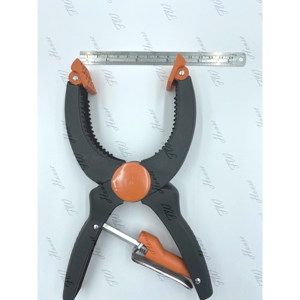 台製 塑鋼快速夾 TA-109 木工夾 TA-107 可調寬度 萬用快速夾具 C型夾 單 手快速夾 防滑 快速夾具-圖片-1