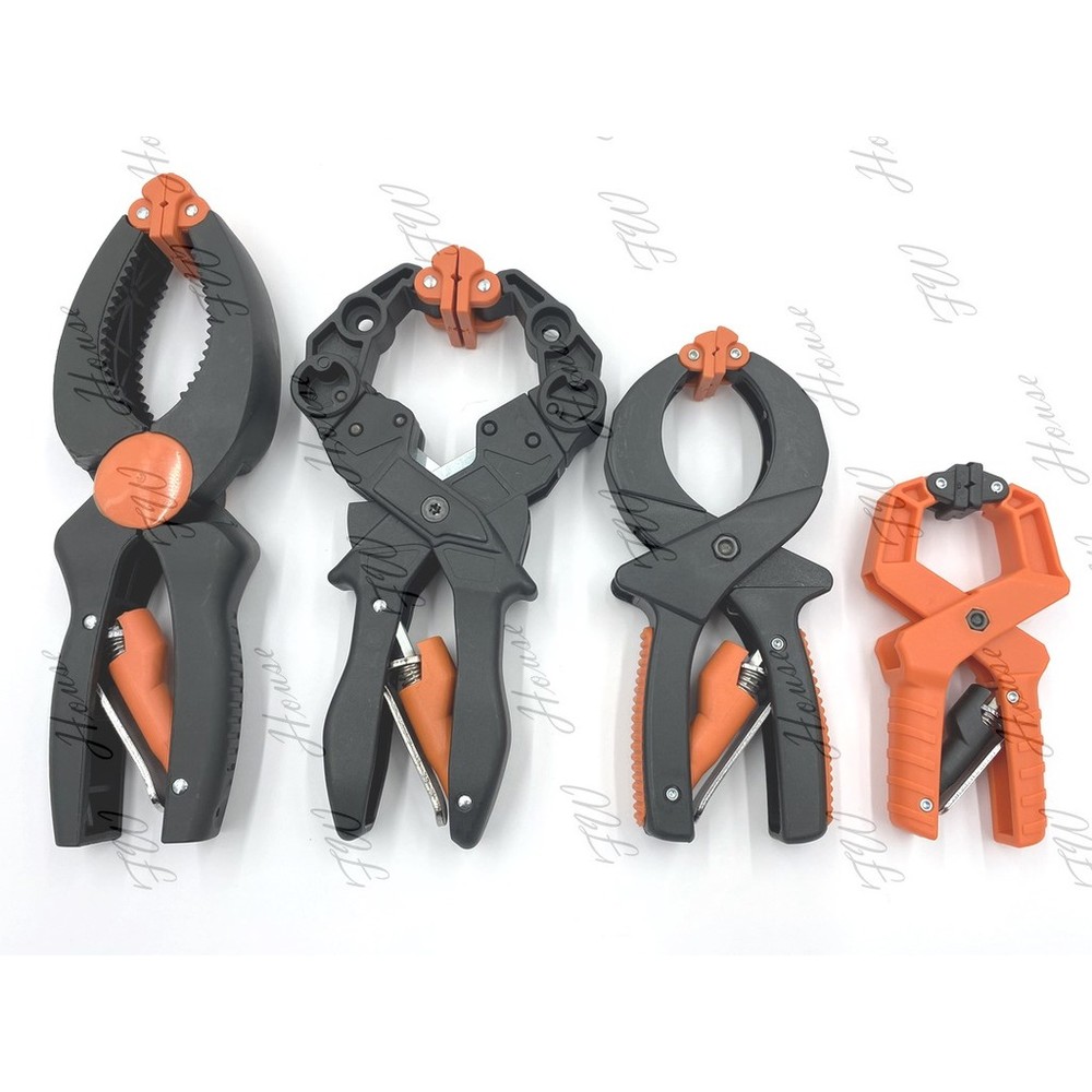 台製 塑鋼快速夾 TA-109 木工夾 TA-107 可調寬度 萬用快速夾具 C型夾 單 手快速夾 防滑 快速夾具-圖片-3