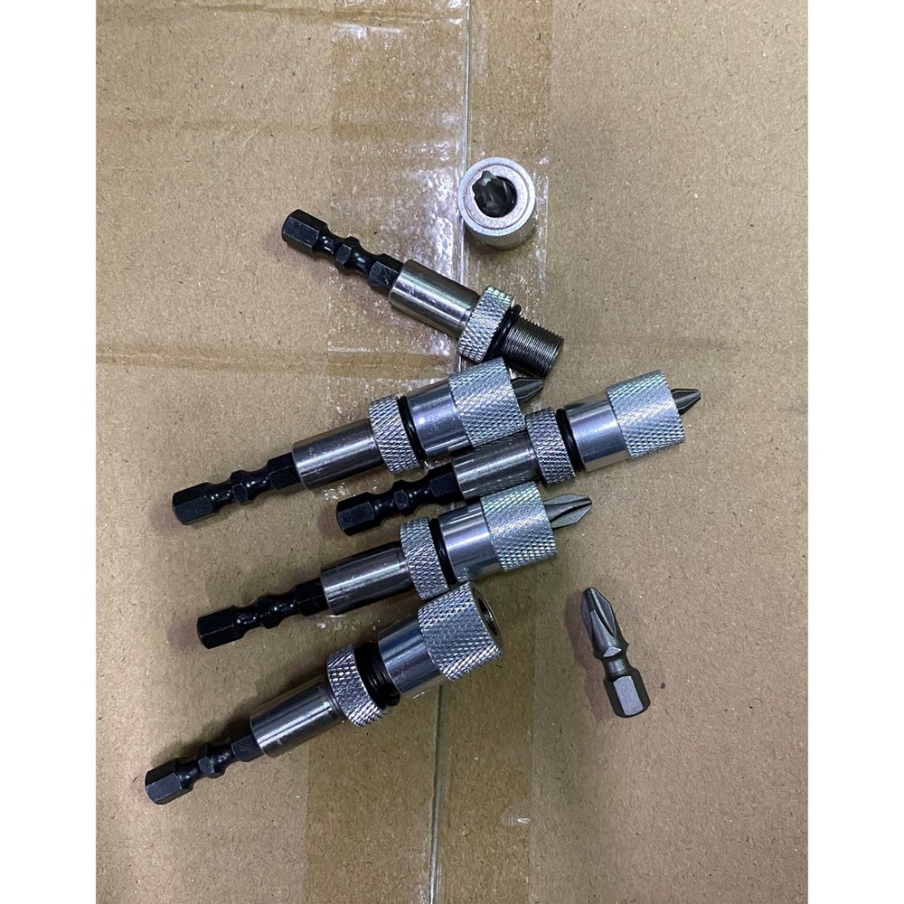 S1-00529-台灣製 強力螺絲吸住器 可調固定螺絲吸住器接桿 六角柄 6.35柄 磁鐵吸住器 快接起子