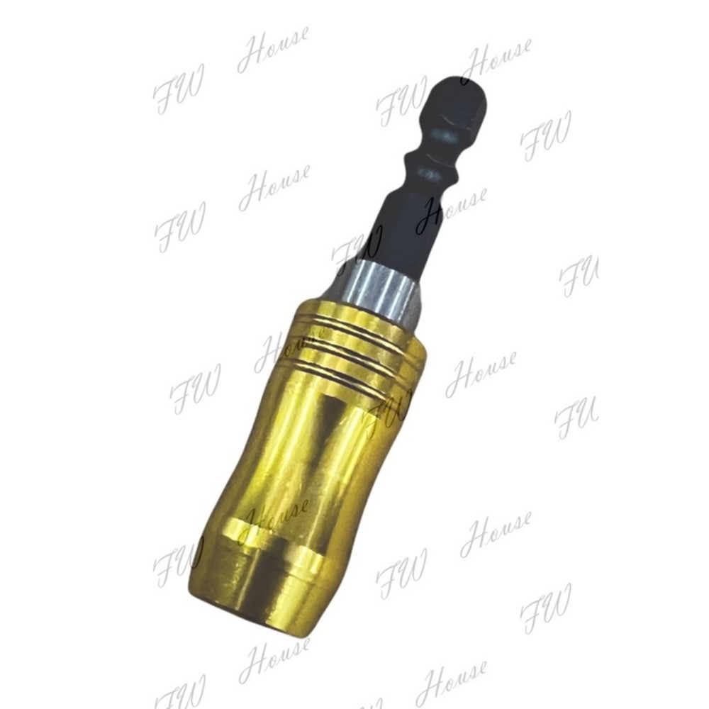 S1-00591-伸縮螺絲吸住器 6.35mm 六角軸 磁性螺絲起子接桿 延長桿 螺絲吸附器 起子機用 雙溝 台灣製