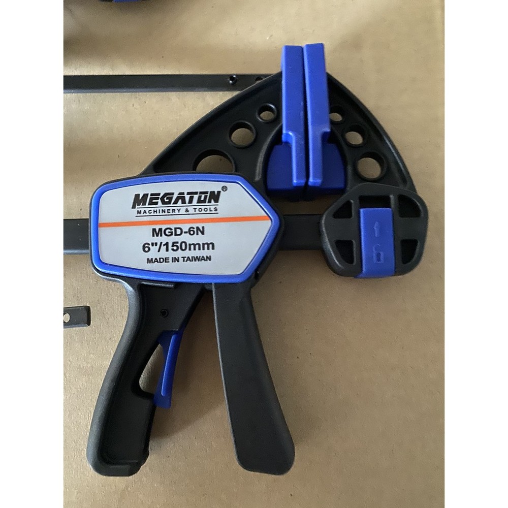 木工夾 DIY 麥格頓 MEGATON 通用型 迷你 F夾、快速夾 材料包 木板 板材 手工藝 木工 雷切-圖片-1