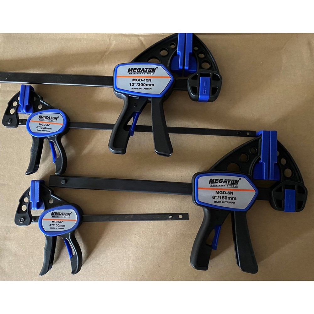 木工夾DIY麥格頓MEGATON通用型迷你F夾、快速夾材料包木板板材手工藝木工雷切
