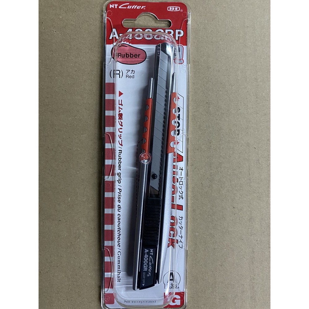 日本NTA-400GRP美工刀A400防滑美工刀日本美工刀事務美工刀學生美工刀日製美工刀美勞美工刀