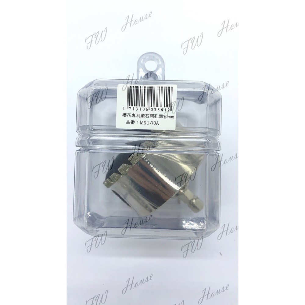 3.2mm~28mm櫻花 專利鑽石開孔器 海綿加水更耐用 專利海綿設計 濕式用 光石英磚取孔器 玻璃鑽孔器 大理石鑽孔器-圖片-3