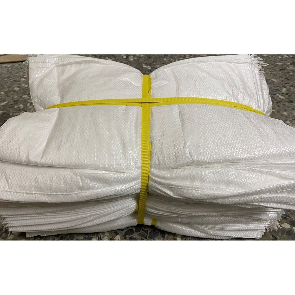 S1-00644-土水袋 50*58 米袋 小 白 沙包袋 肥料袋 麵粉袋 砂石袋 垃圾袋 廢棄物清運回收袋 料質好 耐重 飼料袋 編織袋