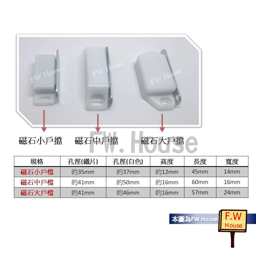 S1-00695-PVC戶檔 磁石小戶擋 磁石門檔 戶檔 門檔 櫥櫃用 門止 戶擋 門擋 櫥櫃戶檔 門檔