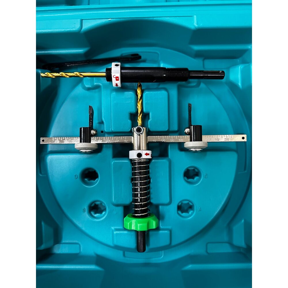 花鹿 XL-200 直柄/四溝 挖孔器 鎢鋼刀 防塵罩 鑽孔器 崁燈開孔器 自由椎 x-225 x-205-圖片-2
