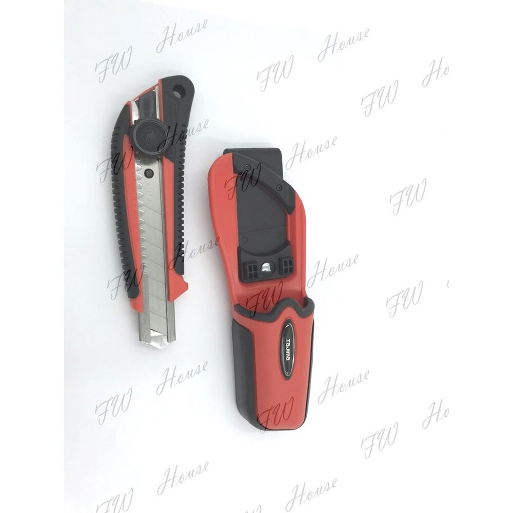 S1-00716-田島 Tajima 美工刀組 DC-L560+刀套 日本 (附收納盒) 紅款(轉款) 厚切專用 轉式美工刀 裁接