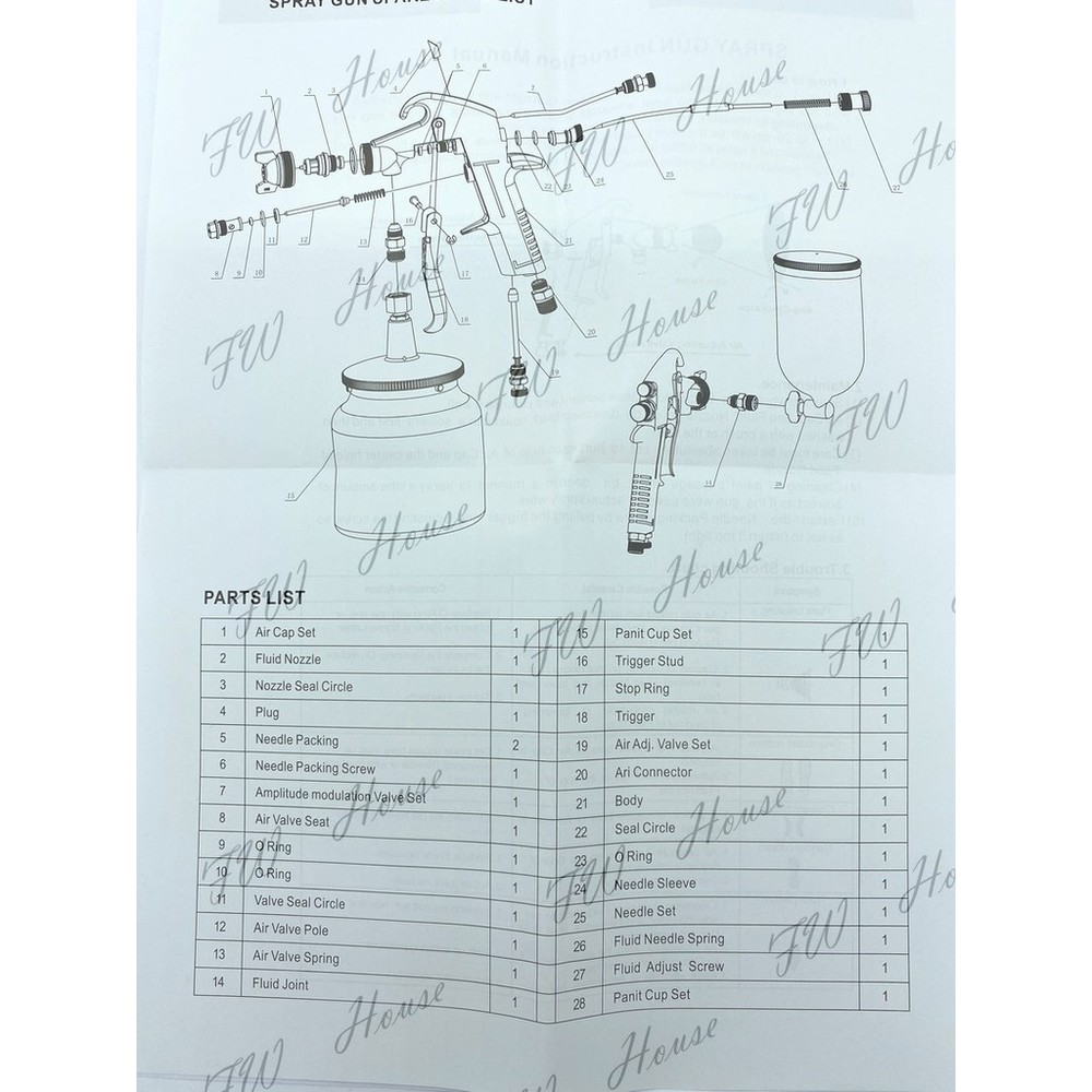 櫻花牌 噴膠槍 SU-71 SU-77S 噴槍組 噴漆槍 油漆噴槍 強力膠 噴膠 彩繪 1.5孔徑 3.0超大孔徑-圖片-6