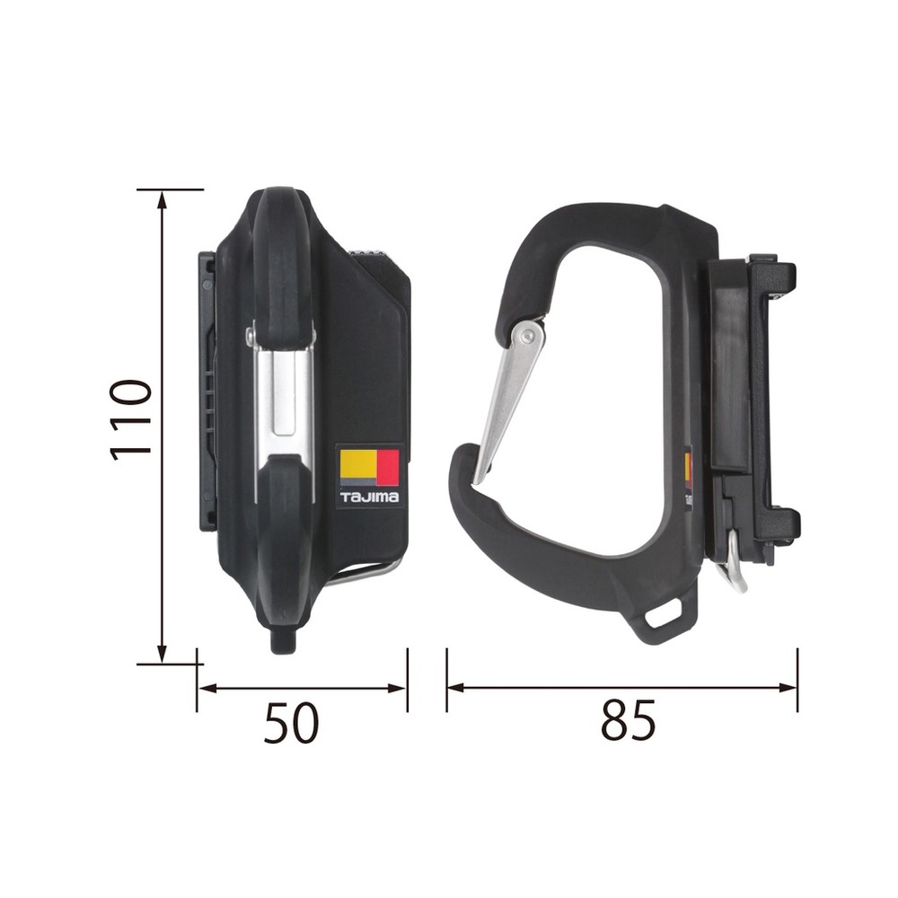 TAJIMA 田島 SFKHR-C 樹脂 快扣 工具掛勾 小型 掛勾 工具掛架 著脫式 承重3公斤 C型掛勾 封面照片