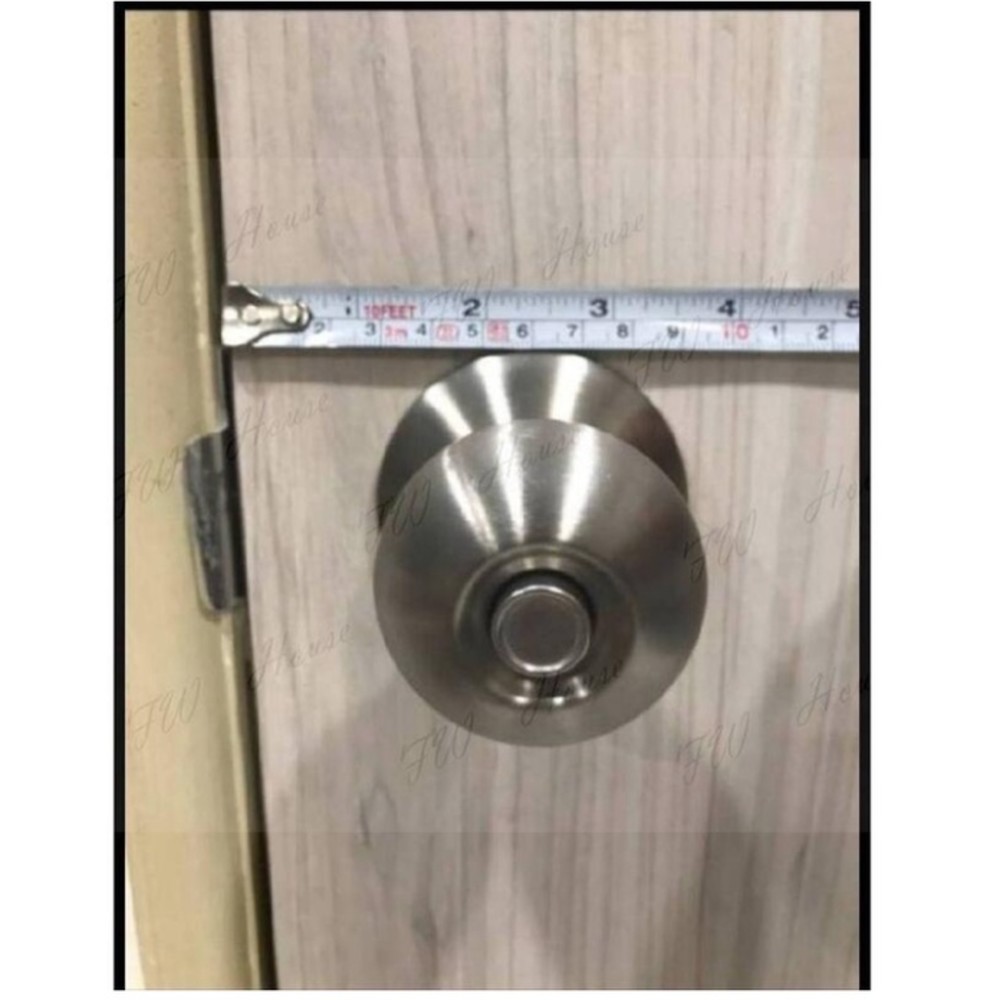 EZSET 東隆 幸福 TC10S00-1 水平鎖 有鑰匙 60mm 管型板手鎖 不銹鋼磨砂銀 水平把手 把手鎖 房門鎖-圖片-5