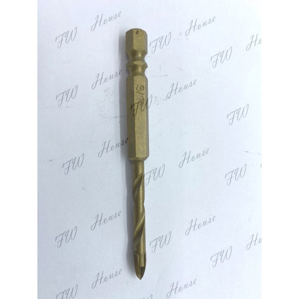 紅斧頭 十字刃鑽尾 1/8~1/2 六角柄 萬用水泥鑽頭 超硬石用鎢鋼刀 鍍鈦 拋光石英磚 水泥-圖片-3