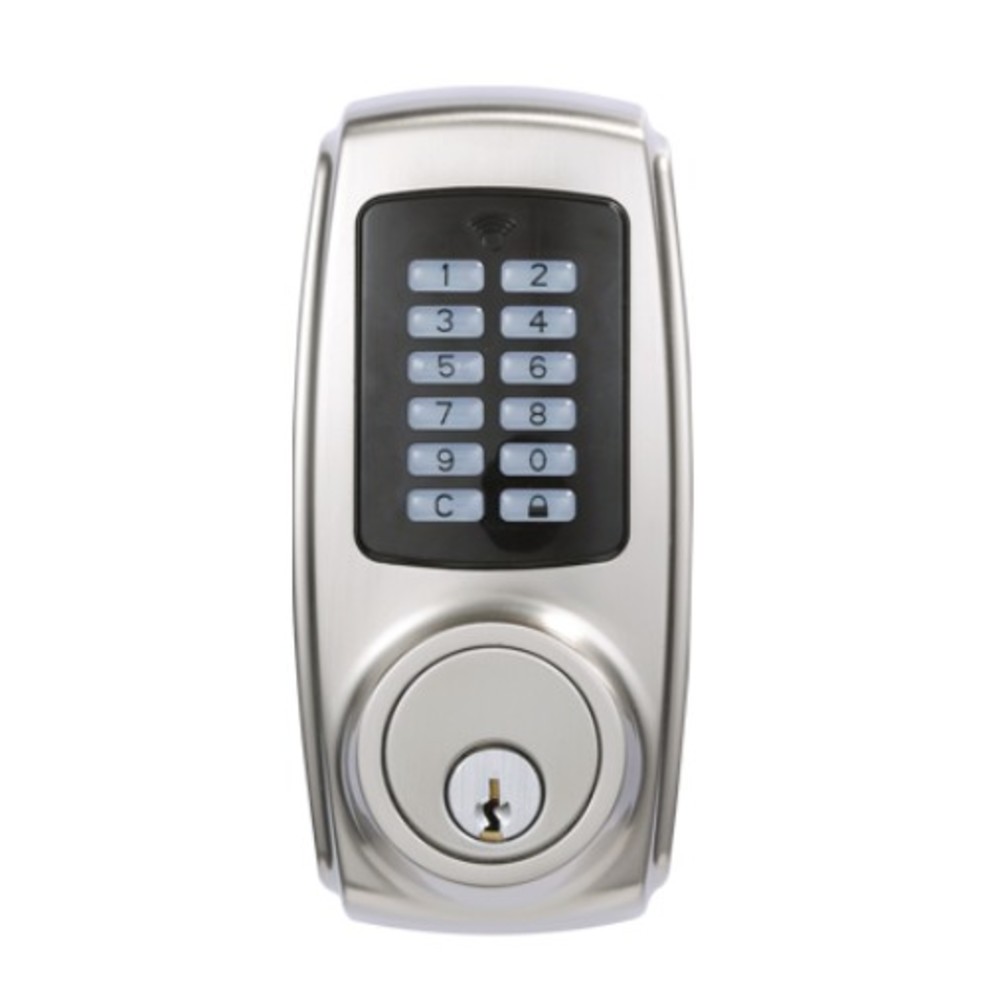 S1-00848-加安 廣安 電子鎖 KD-502PC 三合一輔助鎖 按鍵 磨砂銀 密碼 卡片 原廠保固 台灣製 感應 智能 門鎖