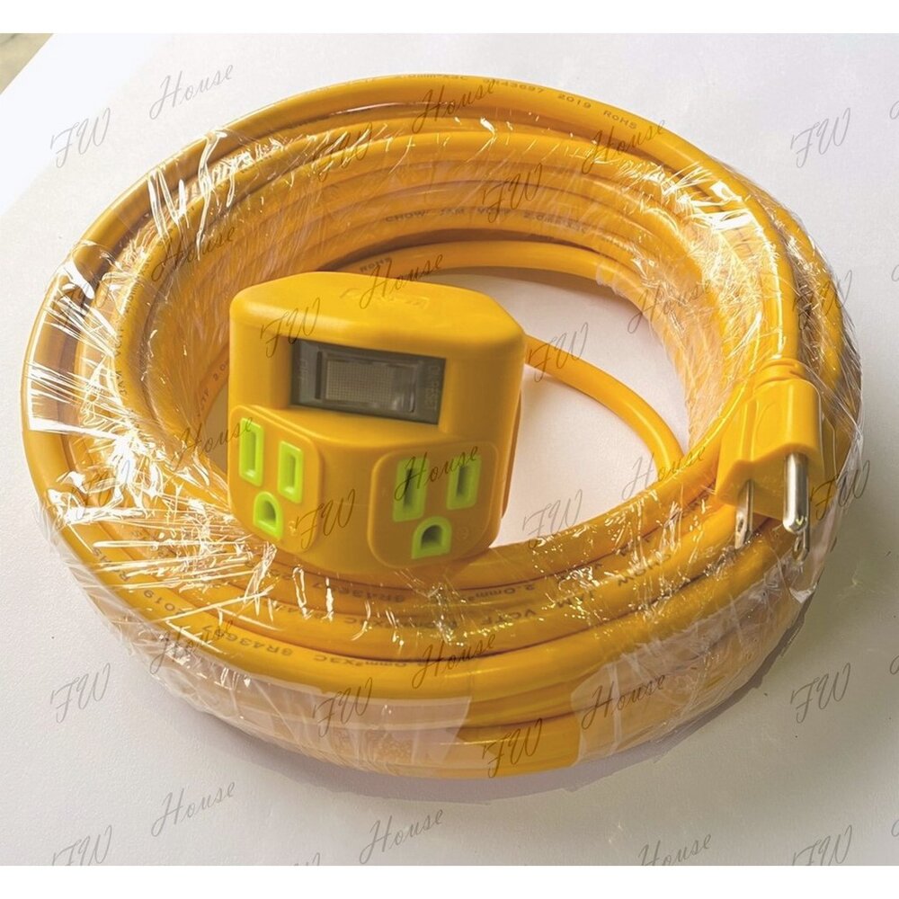 S1-00850-電線 新安規 過載保護延長線 3.5芯 4插 動力線 10~30米 含地線 延長線 工業延長線 工地線 台製TM335