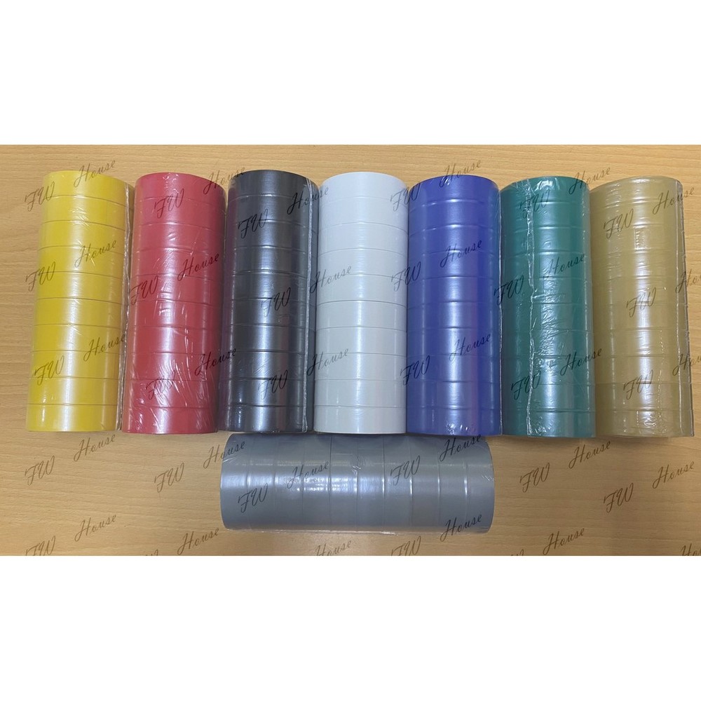 S1-00863-台製 鹿頭牌 18MM 四維 電火布 絕緣膠帶 電工膠布 絕緣 加厚 PVC 電器膠帶 強黏性 透明膠帶 膠帶