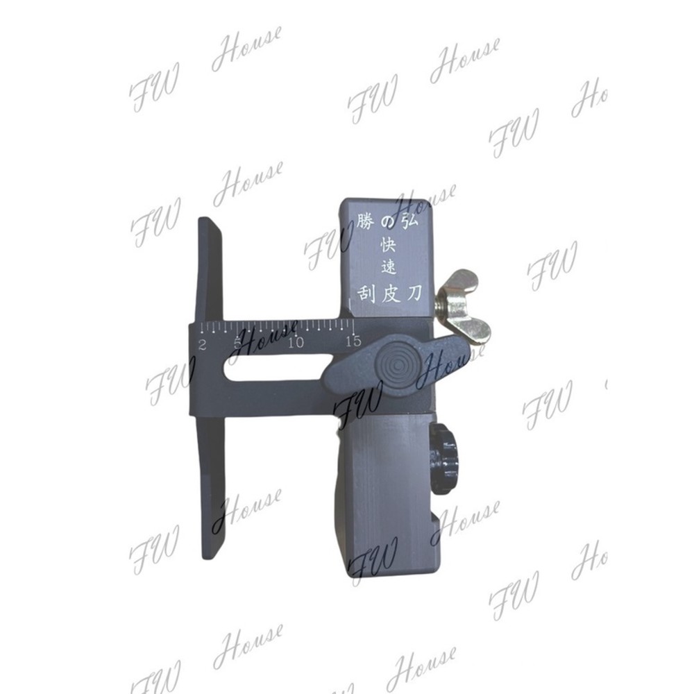 勝之弘 快速刮皮刀 修皮刀 鋁合金 快速 刮皮刀 台灣製 美工刀片替刃 新型專利快速割皮刀-圖片-2