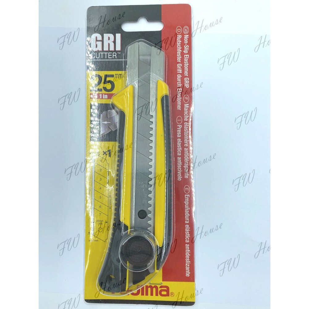 日本 TAJIMA 田島 LC-660 特寬版 美工刀 25mm  固定 美工刀 厚切專用 推式美工刀 裁接 封面照片