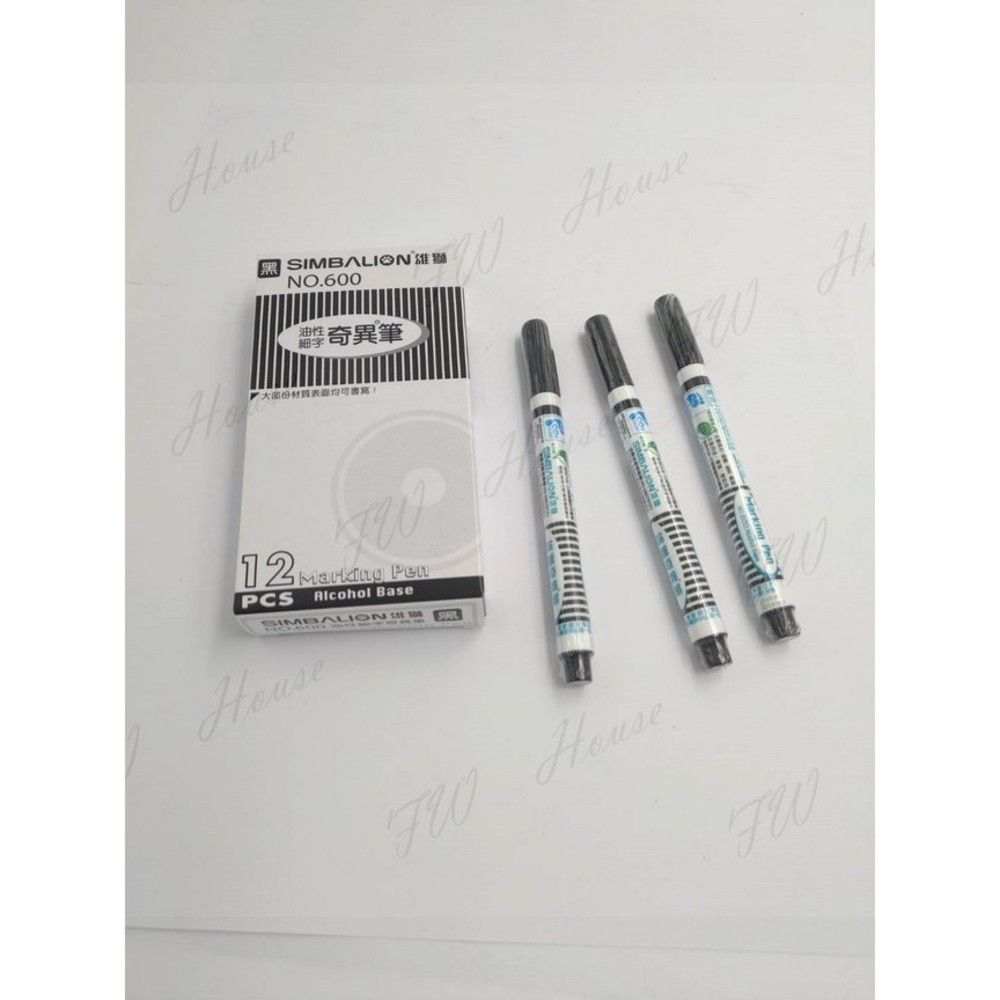 雄獅 NO.600 油性細字奇異筆 1.0mm 奇異筆 白板筆 蠟筆 油性筆-圖片-4