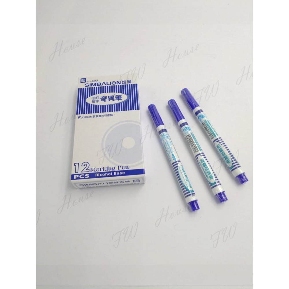 雄獅 NO.600 油性細字奇異筆 1.0mm 奇異筆 白板筆 蠟筆 油性筆-圖片-6