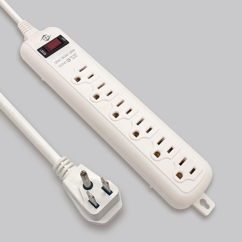 S1-01059-電線 威電牌 15A 過載斷電 1開6插 電源線組 CK3161 全新安規合格認證 延長線 電源線 電腦線 台灣製