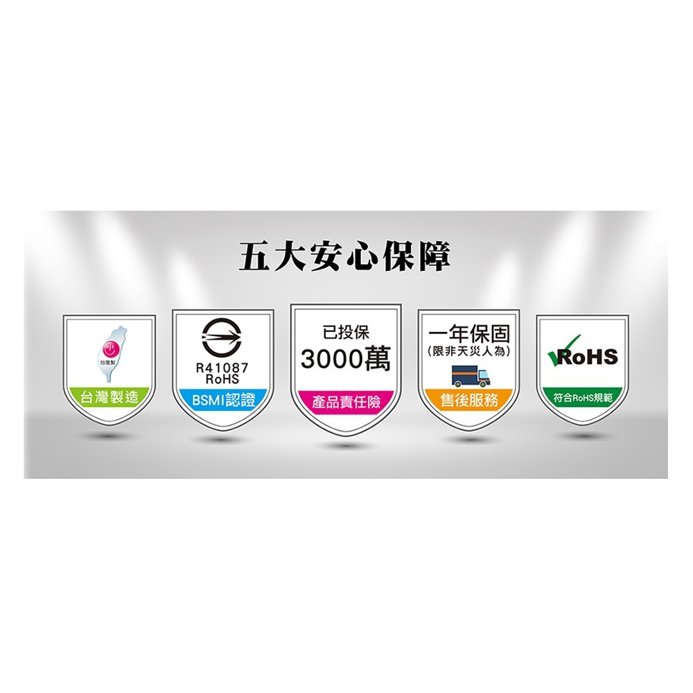 FW 威電 CK3444 過載斷電4開4座 電源線組 6尺 9尺 15尺 全新安規合格認證 延長線 電源線 電腦線 台製-圖片-2