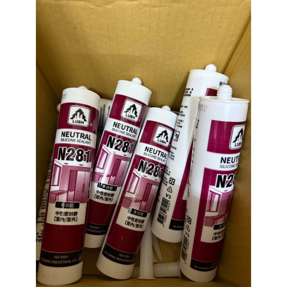 台灣製大樹牌黏著劑中性透明281矽利康矽力康萬用膠地板膠玻璃膠