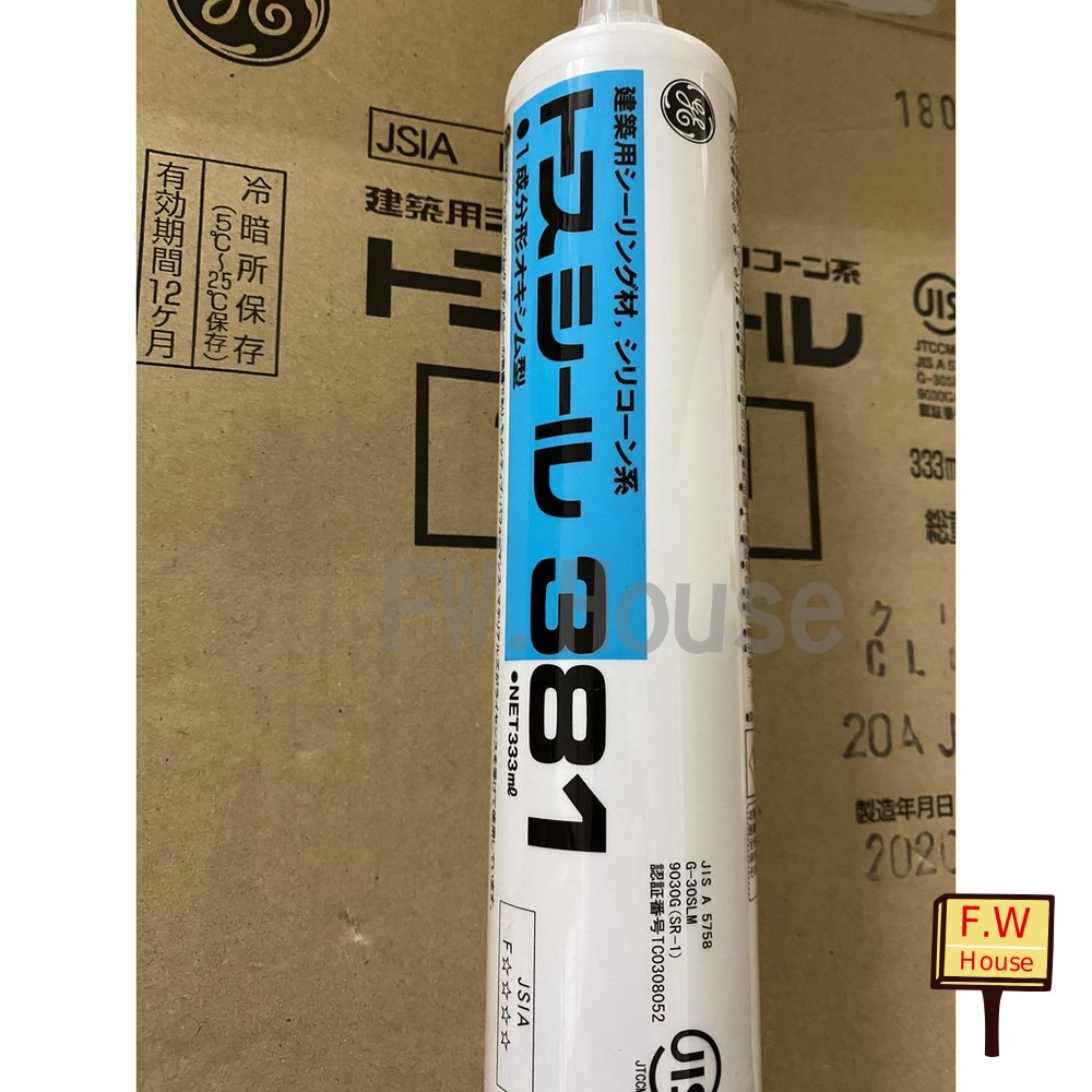 日本製 中性透明 東芝 Tossel 381 東芝矽利康 矽力康 Silicone  JSIA 日本矽利康 彈性大腐蝕性 封面照片