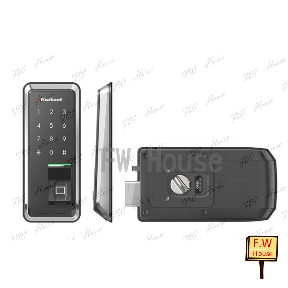 S1-01085-東隆 幸福  Kwikset PLK8521-FP  指紋/密碼  二合一電子輔助鎖 電子鎖 密碼鎖 電子輔助鎖