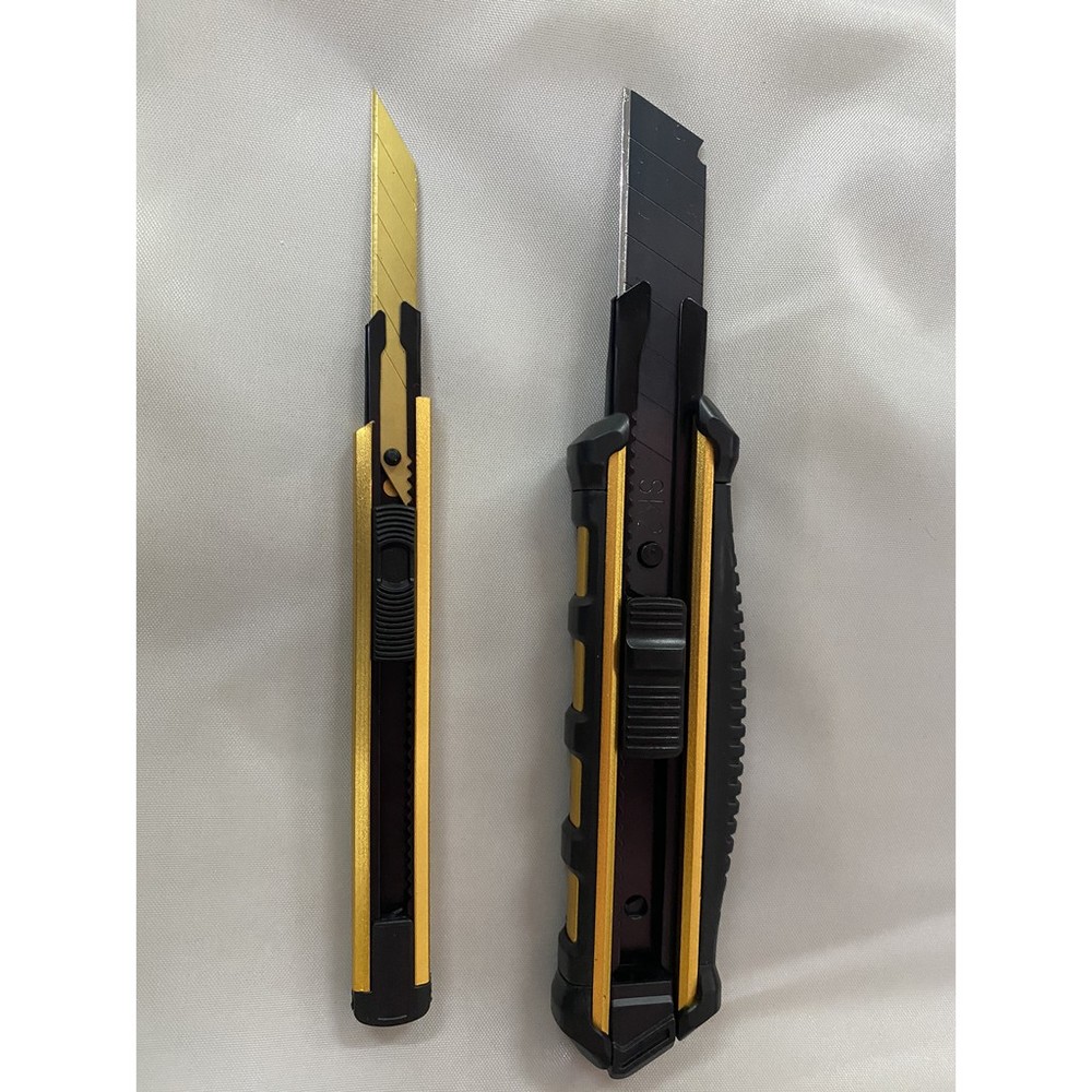 福神 重型美工刀 18mm美工刀 鋁包膠美工刀 FS-L187 美工刀 黑刃美工刀 鋁合金美工刀 美工刀-圖片-2