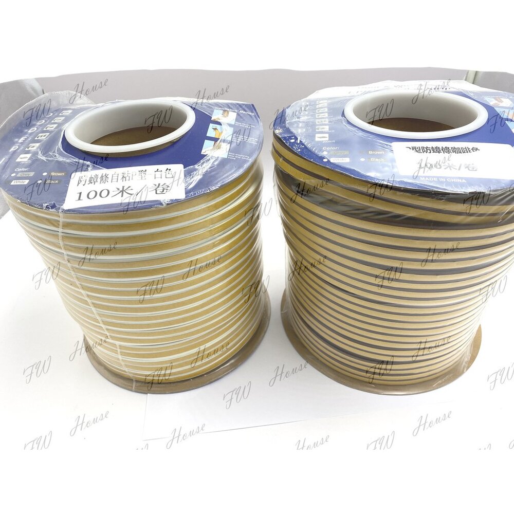 雙邊氣密條 1尺=30公分 P型 氣密條 密封條 門縫隔音條 窗戶防風保暖 隔音氣密條 門縫條 門檔條 車門防撞條-圖片-6